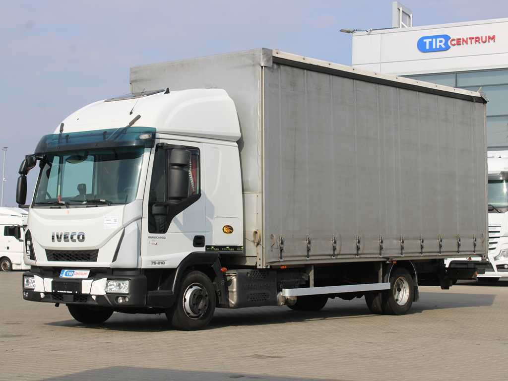 Iveco EUROCARGO 75E210, EURO 6, PNEU 80% - Kamion sa ceradom: slika 1 Iveco EUROCARGO 75E210, EURO 6, PNEU 80% - Kamion sa ceradom: slika 1