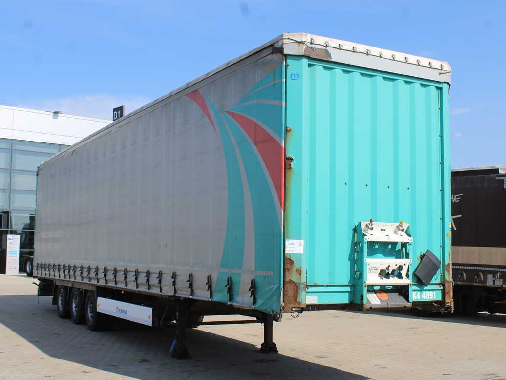 Krone SD 04, LOWDECK, LIFTING AXLE, LIFT ROOF - Poluprikolica sa ceradom: slika 2 Krone SD 04, LOWDECK, LIFTING AXLE, LIFT ROOF - Poluprikolica sa ceradom: slika 2