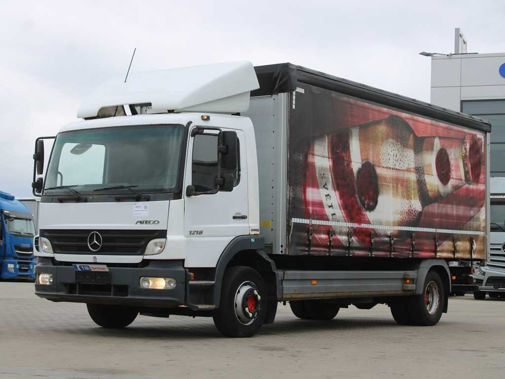 Mercedes-Benz ATEGO 1218, EURO 4 - Kamion sa ceradom: slika 1 Mercedes-Benz ATEGO 1218, EURO 4 - Kamion sa ceradom: slika 1