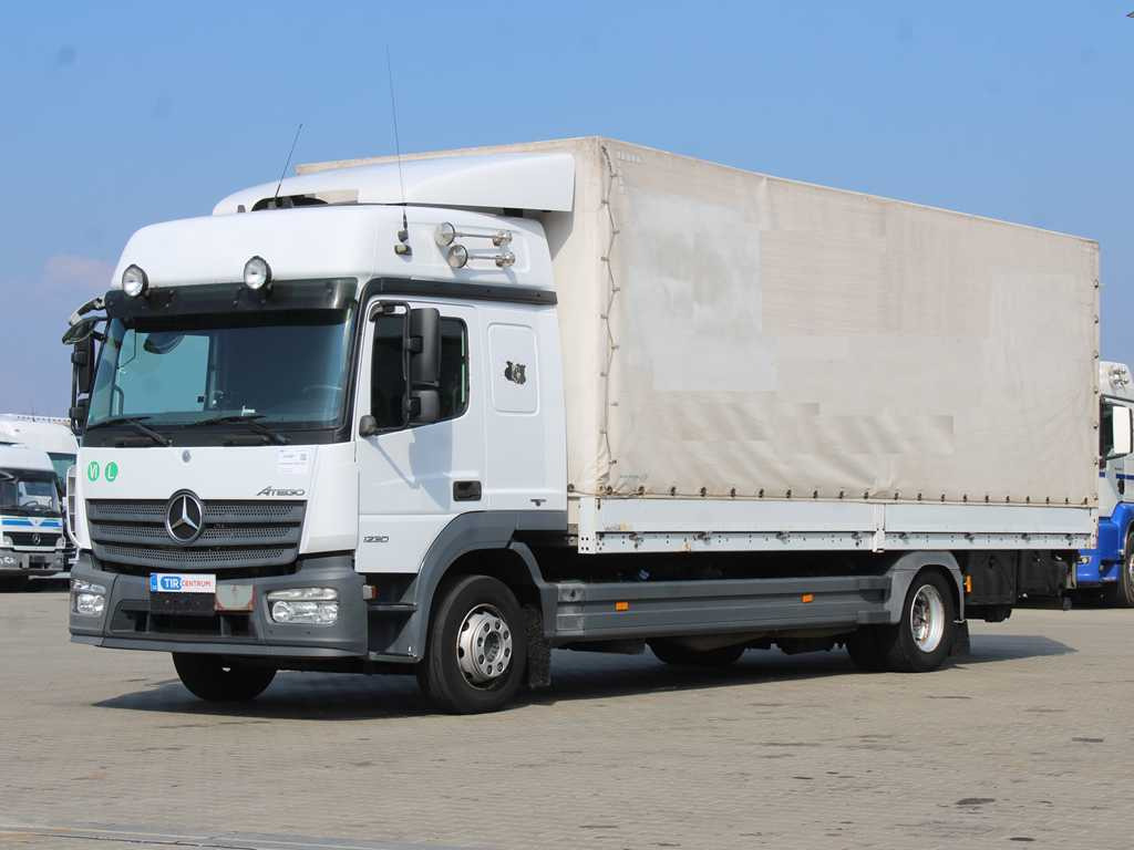 Mercedes-Benz ATEGO 1230, EURO 6, HYDRAULIC FRONT, SIDES - Kamion sa ceradom: slika 1 Mercedes-Benz ATEGO 1230, EURO 6, HYDRAULIC FRONT, SIDES - Kamion sa ceradom: slika 1