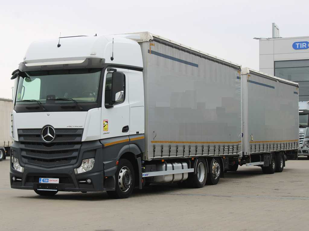 Mercedes-Benz Actros 2542, 6X2, EURO 6, AIR SUSPENSION + PANAV TV018M - Kamion sa ceradom: slika 1 Mercedes-Benz Actros 2542, 6X2, EURO 6, AIR SUSPENSION + PANAV TV018M - Kamion sa ceradom: slika 1