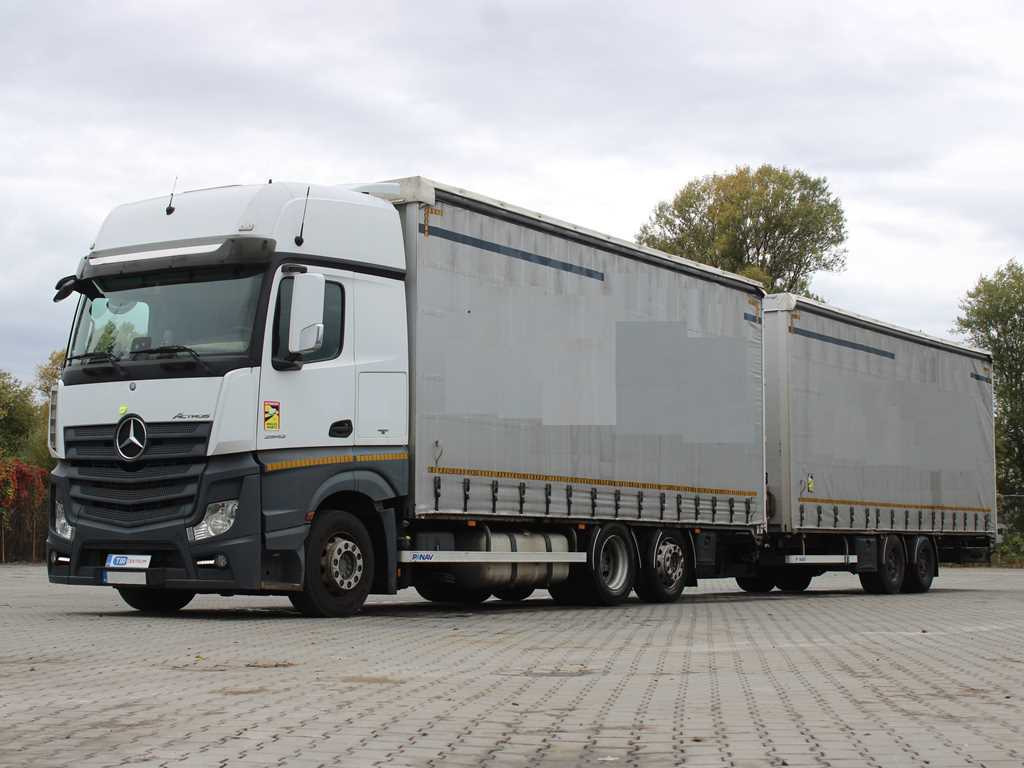 Mercedes-Benz Actros 2542, 6X2, LIFTING AXLE + PANAV TVK18M - Kamion sa ceradom: slika 1 Mercedes-Benz Actros 2542, 6X2, LIFTING AXLE + PANAV TVK18M - Kamion sa ceradom: slika 1