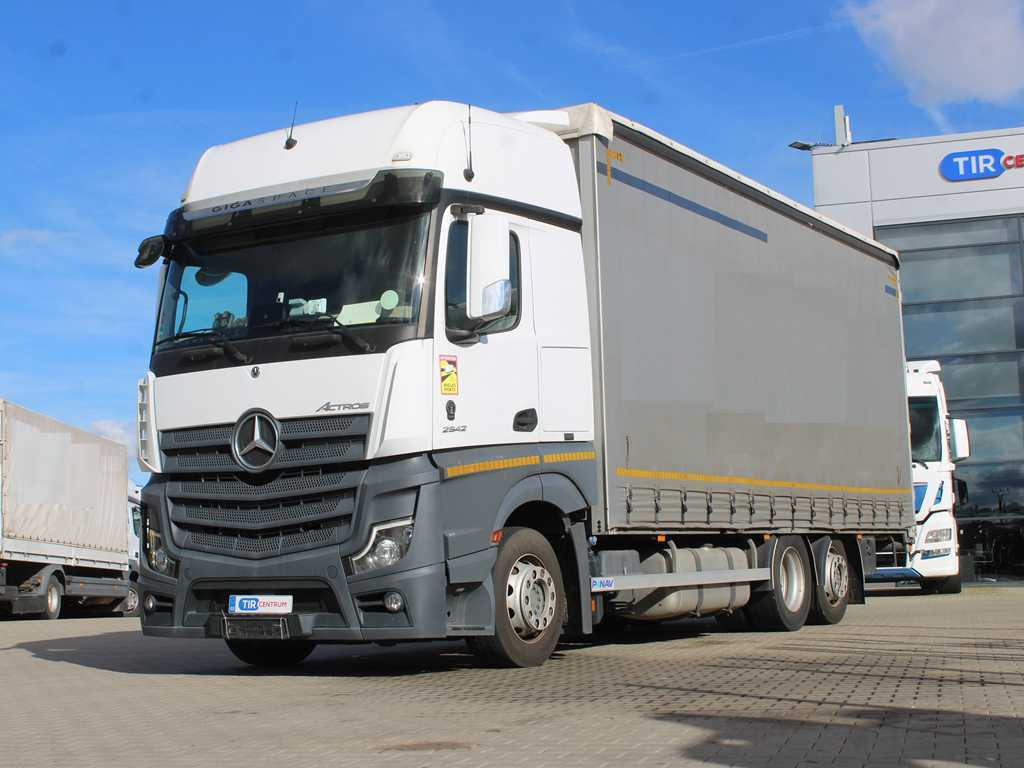 Mercedes-Benz Actros 2542, EURO 6, 6X2, NAVIGATION - Kamion sa ceradom: slika 1 Mercedes-Benz Actros 2542, EURO 6, 6X2, NAVIGATION - Kamion sa ceradom: slika 1