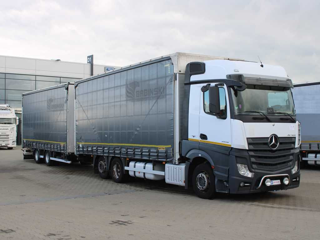 Mercedes-Benz Actros 2545, TRANZIT SET, LIFTING AXLE, EURO 6 - Kamion sa ceradom: slika 2 Mercedes-Benz Actros 2545, TRANZIT SET, LIFTING AXLE, EURO 6 - Kamion sa ceradom: slika 2