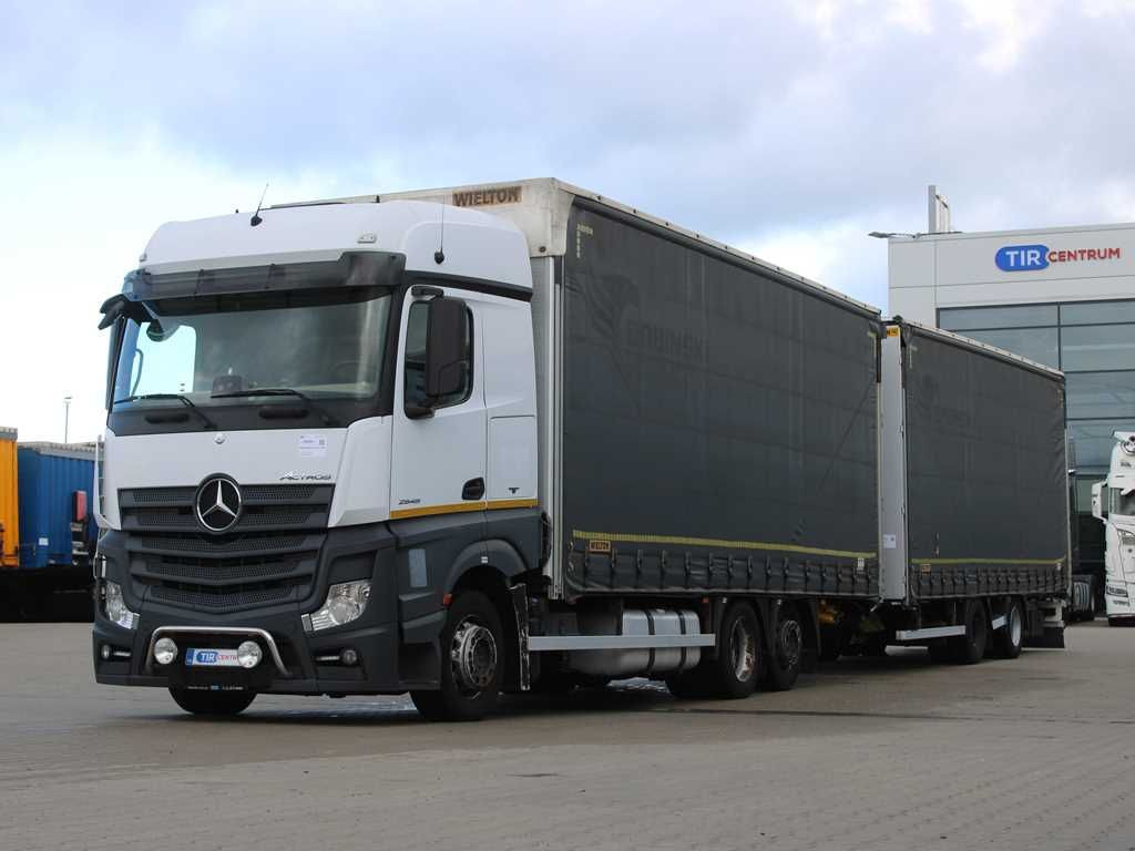 Mercedes-Benz Actros 2545, TRANZIT SET, LIFTING AXLE, EURO 6 - Kamion sa ceradom: slika 1 Mercedes-Benz Actros 2545, TRANZIT SET, LIFTING AXLE, EURO 6 - Kamion sa ceradom: slika 1