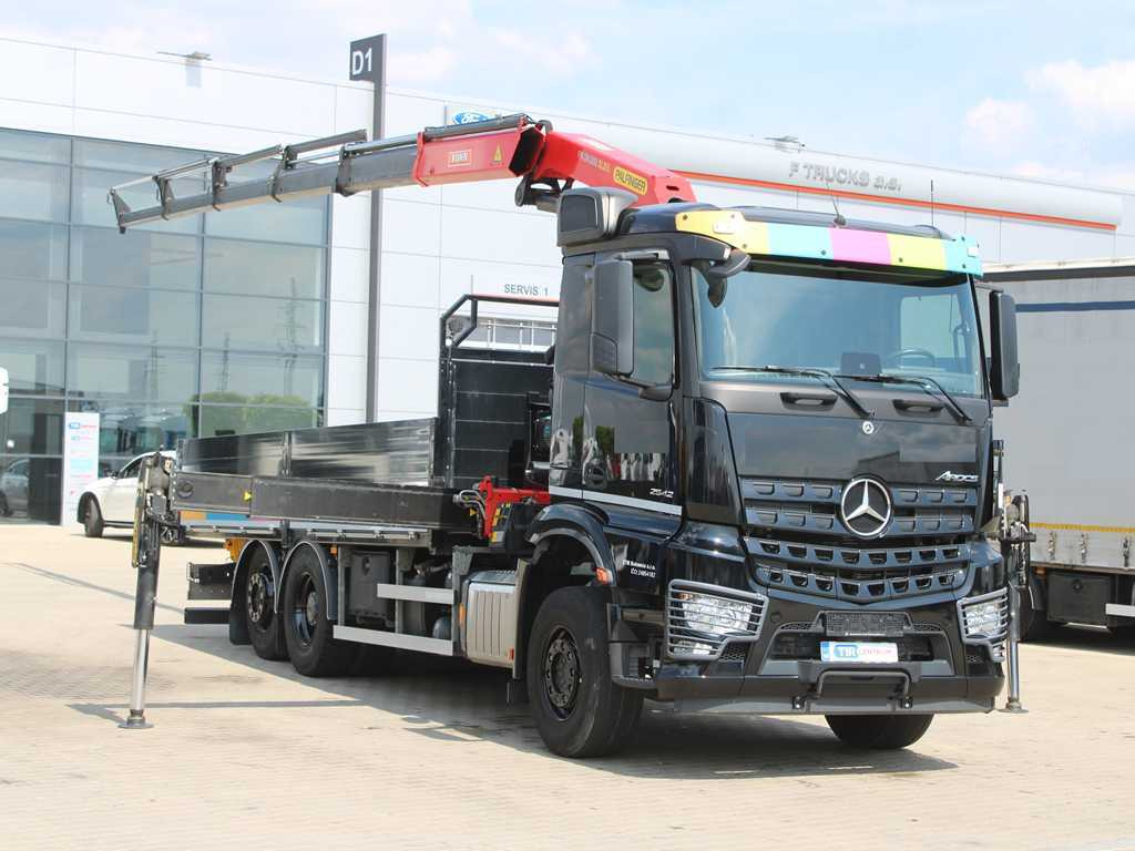 Mercedes-Benz Arocs 2542, 6X2, EURO 6, SIDE PANEL, NAVIGATION, CAMERA, PALFINGER PK 24.001 SLD5 - Kamion sa tovarnim sandukom, Kamion sa dizalicom: slika 3 Mercedes-Benz Arocs 2542, 6X2, EURO 6, SIDE PANEL, NAVIGATION, CAMERA, PALFINGER PK 24.001 SLD5 - Kamion sa tovarnim sandukom, Kamion sa dizalicom: slika 3