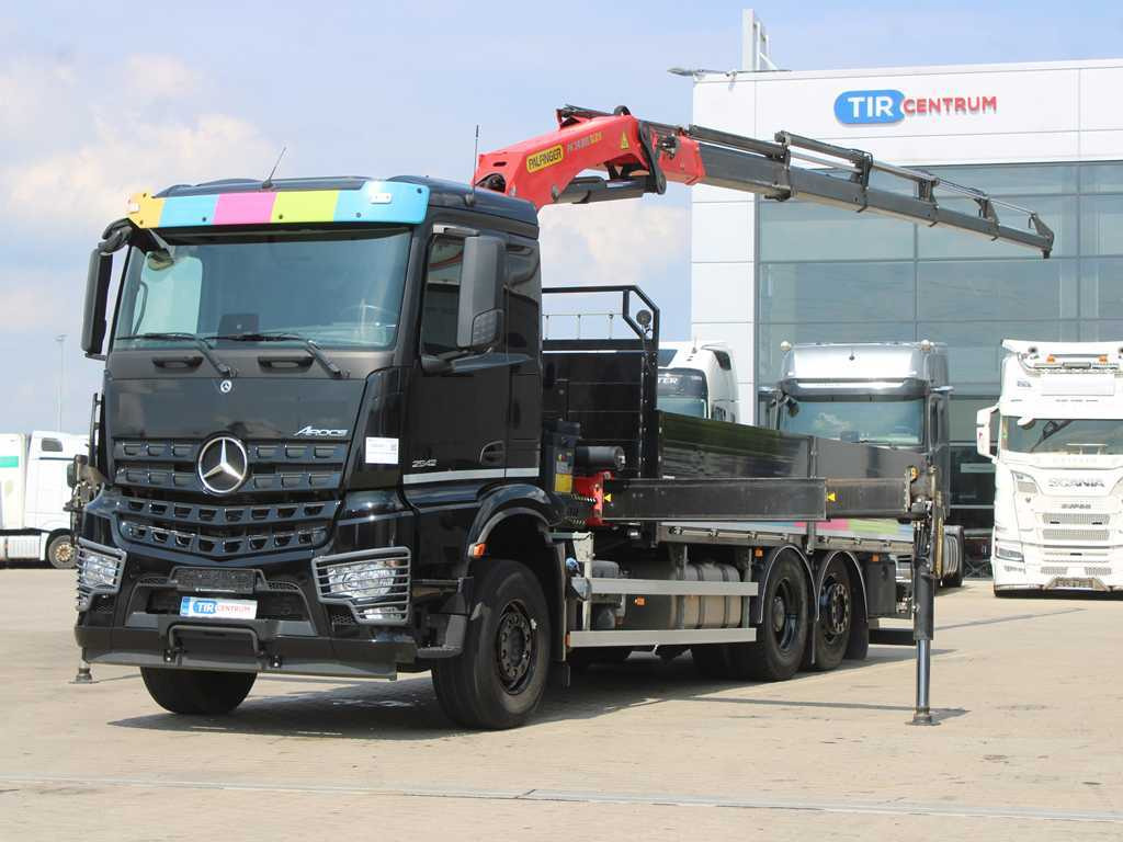 Mercedes-Benz Arocs 2542, 6X2, EURO 6, SIDE PANEL, NAVIGATION, CAMERA, PALFINGER PK 24.001 SLD5 - Kamion sa tovarnim sandukom, Kamion sa dizalicom: slika 1 Mercedes-Benz Arocs 2542, 6X2, EURO 6, SIDE PANEL, NAVIGATION, CAMERA, PALFINGER PK 24.001 SLD5 - Kamion sa tovarnim sandukom, Kamion sa dizalicom: slika 1