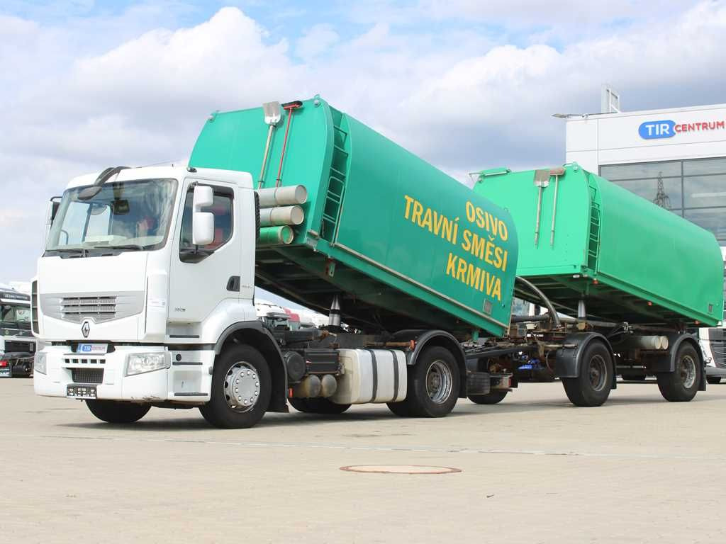 Istovarivač Renault PREMIUM R380, AGRO (FOOD, GRAIN, SEEDS) +trailer: slika 1