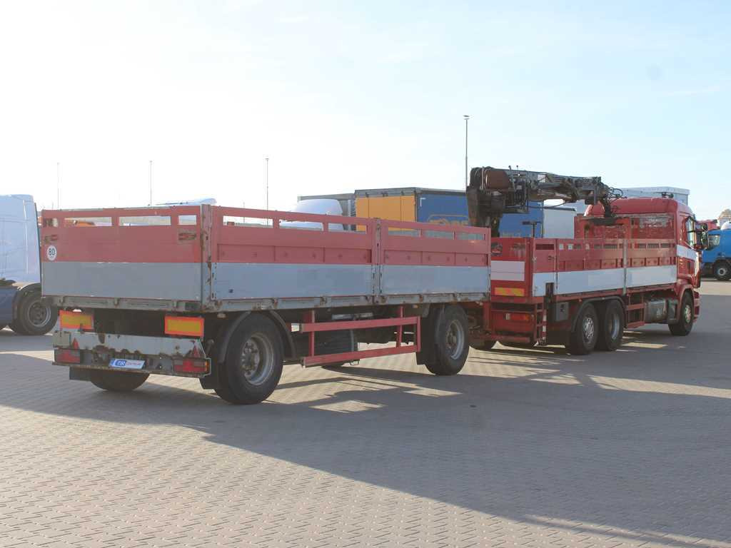 Scania R380, EURO 3, 6X2, LIFT AXLE, HIAB 166K + KOGEL ANBS(1996) - Kamion sa tovarnim sandukom, Kamion sa dizalicom: slika 4 Scania R380, EURO 3, 6X2, LIFT AXLE, HIAB 166K + KOGEL ANBS(1996) - Kamion sa tovarnim sandukom, Kamion sa dizalicom: slika 4