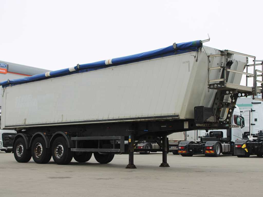 Schmitz SKI 24 SL 10.5, AXLES 9t, 49m³, LIFTING AXLE, ALUMINUM BODY - Poluprikolica istovarivača: slika 2 Schmitz SKI 24 SL 10.5, AXLES 9t, 49m³, LIFTING AXLE, ALUMINUM BODY - Poluprikolica istovarivača: slika 2
