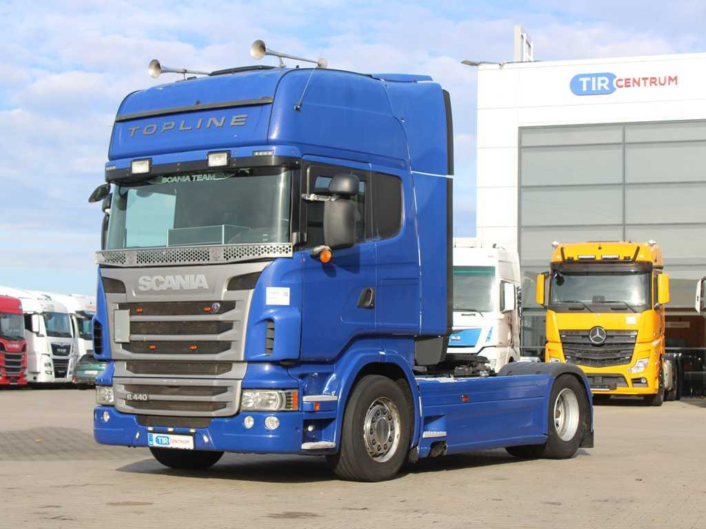 Scania R440, EURO 5, RETARDER, INDEPENDENT AIR CONDITIONING, DUAL-CIRCUIT HYDRAULICS - Tegljač: slika 1 Scania R440, EURO 5, RETARDER, INDEPENDENT AIR CONDITIONING, DUAL-CIRCUIT HYDRAULICS - Tegljač: slika 1