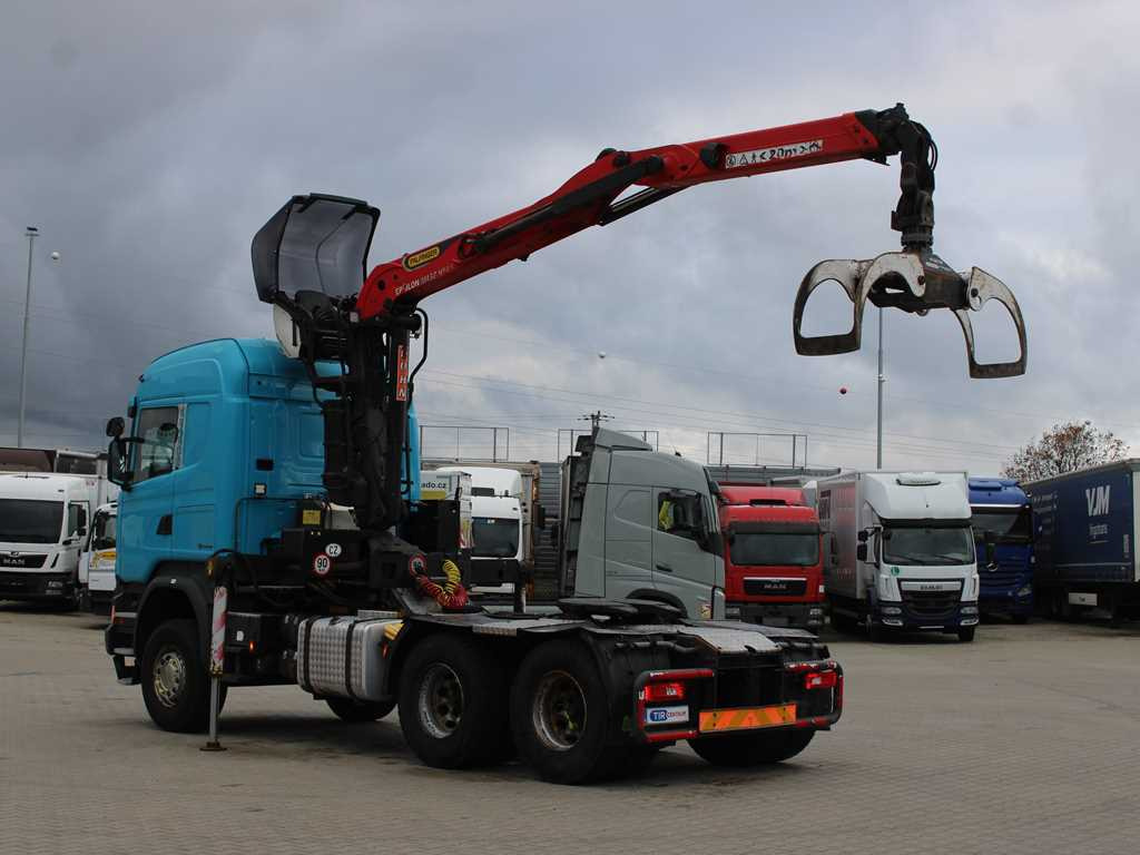 Scania R490, 6X4, EURO 6, DOUBLE CIRCUIT HYDRAULIC, PALFINGER EPSILON M13Z91 - Tegljač: slika 5 Scania R490, 6X4, EURO 6, DOUBLE CIRCUIT HYDRAULIC, PALFINGER EPSILON M13Z91 - Tegljač: slika 5