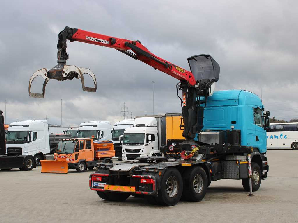 Scania R490, 6X4, EURO 6, DOUBLE CIRCUIT HYDRAULIC, PALFINGER EPSILON M13Z91 - Tegljač: slika 4 Scania R490, 6X4, EURO 6, DOUBLE CIRCUIT HYDRAULIC, PALFINGER EPSILON M13Z91 - Tegljač: slika 4