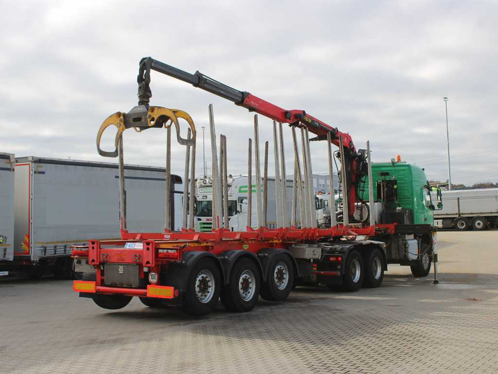 Volvo FM 540, EURO 6, 6X6, VEB+, HYDRAULIC ARM PALFINGER Q170Z96 - Tegljač, Poluprikolica šticarka: slika 5 Volvo FM 540, EURO 6, 6X6, VEB+, HYDRAULIC ARM PALFINGER Q170Z96 - Tegljač, Poluprikolica šticarka: slika 5