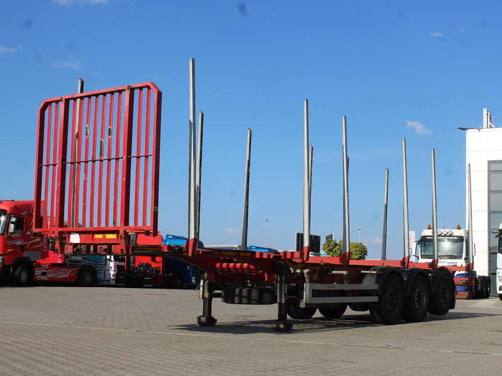 Umikov NPK 39, SAF AXLES, 2X LIFT AXLE - Poluprikolica šticarka: slika 1 Umikov NPK 39, SAF AXLES, 2X LIFT AXLE - Poluprikolica šticarka: slika 1