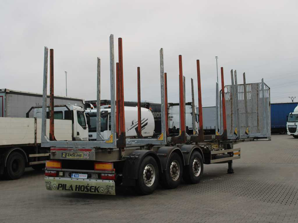 ZASŁAW D-651A, 2x LIFTING AXLE - Poluprikolica šticarka: slika 3 ZASŁAW D-651A, 2x LIFTING AXLE - Poluprikolica šticarka: slika 3