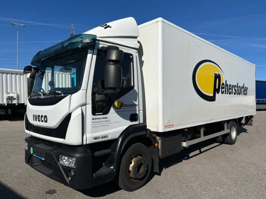 Iveco 160E Koffer, E6, LBW Palfinger - Kamion sa zatvorenim sandukom: slika 1 Iveco 160E Koffer, E6, LBW Palfinger - Kamion sa zatvorenim sandukom: slika 1