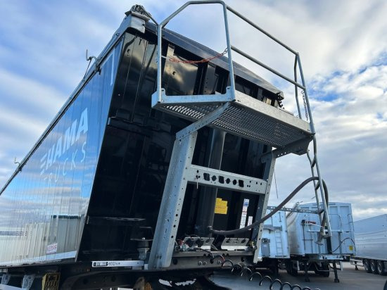 Kempf SKM AK 39 Alu-Kastenmulde 55m³ Rollplane - Poluprikolica istovarivača: slika 3 Kempf SKM AK 39 Alu-Kastenmulde 55m³ Rollplane - Poluprikolica istovarivača: slika 3