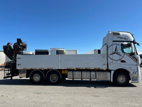Mercedes-Benz Actros 2545 L 6x2, Retarder, Pritsche, Hiab XS 166 D-4 PRO, E5 - Kamion sa tovarnim sandukom, Kamion sa dizalicom: slika 4 Mercedes-Benz Actros 2545 L 6x2, Retarder, Pritsche, Hiab XS 166 D-4 PRO, E5 - Kamion sa tovarnim sandukom, Kamion sa dizalicom: slika 4