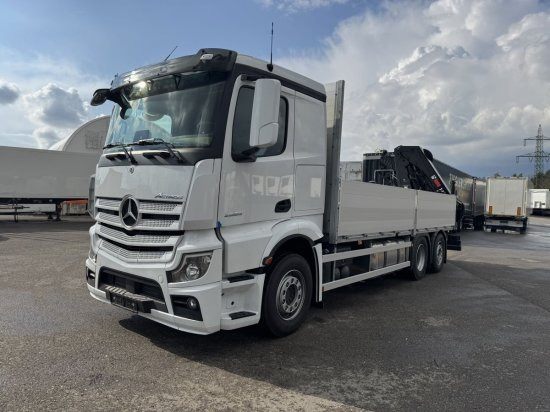 Mercedes-Benz Actros 2653, Retarder, Pritsche, Hiab Hipro 232 ES5 - Kamion sa tovarnim sandukom, Kamion sa dizalicom: slika 3 Mercedes-Benz Actros 2653, Retarder, Pritsche, Hiab Hipro 232 ES5 - Kamion sa tovarnim sandukom, Kamion sa dizalicom: slika 3