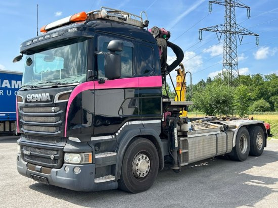 Scania R580 6x2, Schrottkran, E6, Lenk-Lift-Achse - Kamion sa hidrauličnom kukom, Kamion sa dizalicom: slika 1 Scania R580 6x2, Schrottkran, E6, Lenk-Lift-Achse - Kamion sa hidrauličnom kukom, Kamion sa dizalicom: slika 1
