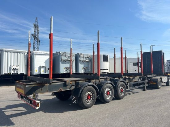 Schwarzmüller Holzauflieger 6 Rungenpaare, BPW-Achsen - Poluprikolica šticarka: slika 4 Schwarzmüller Holzauflieger 6 Rungenpaare, BPW-Achsen - Poluprikolica šticarka: slika 4