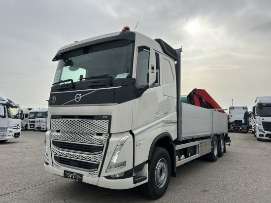 Volvo FH 500 6X2 Euro6, Retarder, Pritsche, Palfinger PK22002-EH - Kamion sa tovarnim sandukom, Kamion sa dizalicom: slika 1 Volvo FH 500 6X2 Euro6, Retarder, Pritsche, Palfinger PK22002-EH - Kamion sa tovarnim sandukom, Kamion sa dizalicom: slika 1