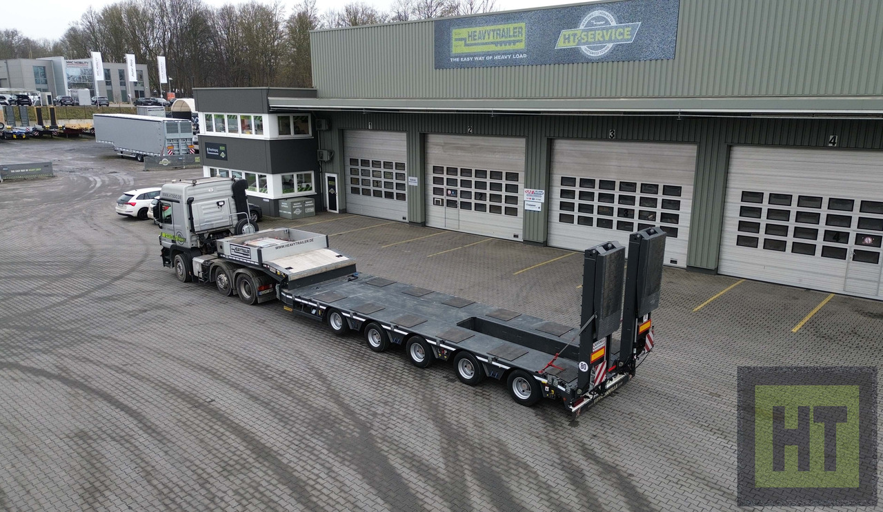 Faymonville 5-Achs-Tele-Semi-Halbachsen-Twinaxle-hydr Rampen - Niska poluprikolica za prevoz: slika 1 Faymonville 5-Achs-Tele-Semi-Halbachsen-Twinaxle-hydr Rampen - Niska poluprikolica za prevoz: slika 1