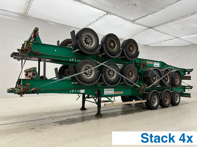 Fruehauf 4 x Skelet 2 x 20-40 ft - Poluprikolica za prevoz kontejnera/ Poluprikolica sa promenjivim sandukom: slika 1 Fruehauf 4 x Skelet 2 x 20-40 ft - Poluprikolica za prevoz kontejnera/ Poluprikolica sa promenjivim sandukom: slika 1