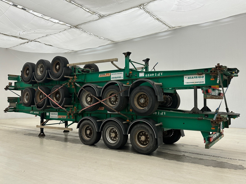 Poluprikolica za prevoz kontejnera/ Poluprikolica sa promenjivim sandukom GT Trailers 4 x Skelet 2 x 20-40 ft: slika 6 Poluprikolica za prevoz kontejnera/ Poluprikolica sa promenjivim sandukom GT Trailers 4 x Skelet 2 x 20-40 ft: slika 6