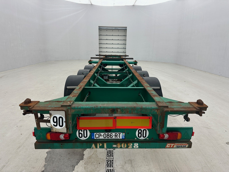 Poluprikolica za prevoz kontejnera/ Poluprikolica sa promenjivim sandukom GT Trailers 4 x Skelet 2 x 20-40 ft: slika 12 Poluprikolica za prevoz kontejnera/ Poluprikolica sa promenjivim sandukom GT Trailers 4 x Skelet 2 x 20-40 ft: slika 12