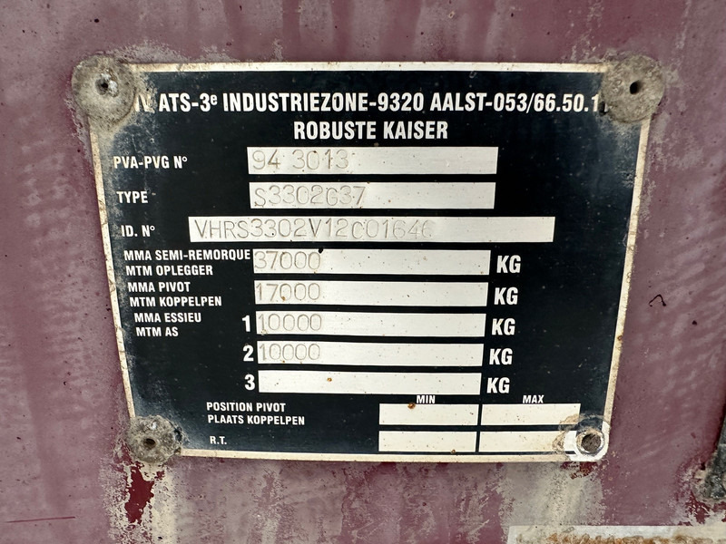 Poluprikolica istovarivača Robuste Kaiser 26 cub in steel: slika 9 Poluprikolica istovarivača Robuste Kaiser 26 cub in steel: slika 9