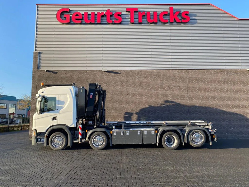Kamion sa kablovskim sistemom, Kamion sa dizalicom Scania G500 NGS 8X2 MET 3 ZIJDIGE KABELSYSTEEM + HIAB 362 EP-5 KRAAN/KRAN/CRANE/GRUA: slika 13
