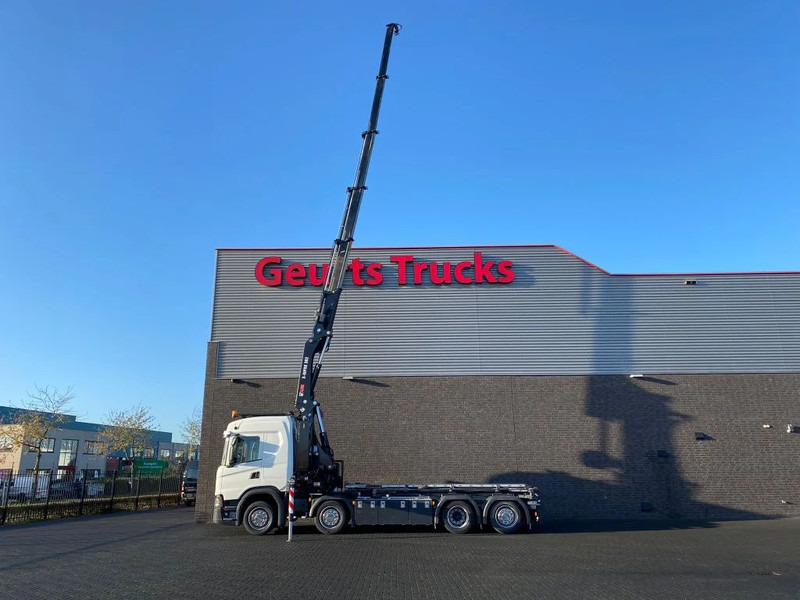 Kamion sa kablovskim sistemom, Kamion sa dizalicom Scania G500 NGS 8X2 MET 3 ZIJDIGE KABELSYSTEEM + HIAB 362 EP-5 KRAAN/KRAN/CRANE/GRUA: slika 10
