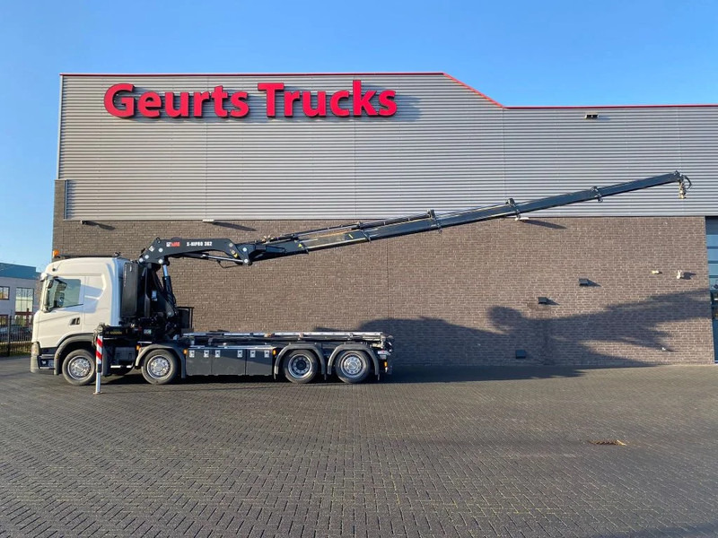 Kamion sa kablovskim sistemom, Kamion sa dizalicom Scania G500 NGS 8X2 MET 3 ZIJDIGE KABELSYSTEEM + HIAB 362 EP-5 KRAAN/KRAN/CRANE/GRUA: slika 8
