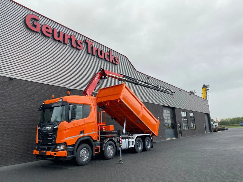 Scania R650 V8 NGS XT 8X4 + KIPPER + FASSI F275A.2.25 KRAAN/KRAN/CRANE/GRUA - Istovarivač, Kamion sa dizalicom: slika 2 Scania R650 V8 NGS XT 8X4 + KIPPER + FASSI F275A.2.25 KRAAN/KRAN/CRANE/GRUA - Istovarivač, Kamion sa dizalicom: slika 2