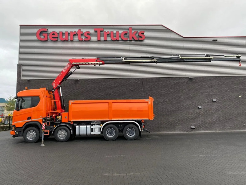 Scania R650 V8 NGS XT 8X4 + KIPPER + FASSI F275A.2.25 KRAAN/KRAN/CRANE/GRUA - Istovarivač, Kamion sa dizalicom: slika 4 Scania R650 V8 NGS XT 8X4 + KIPPER + FASSI F275A.2.25 KRAAN/KRAN/CRANE/GRUA - Istovarivač, Kamion sa dizalicom: slika 4