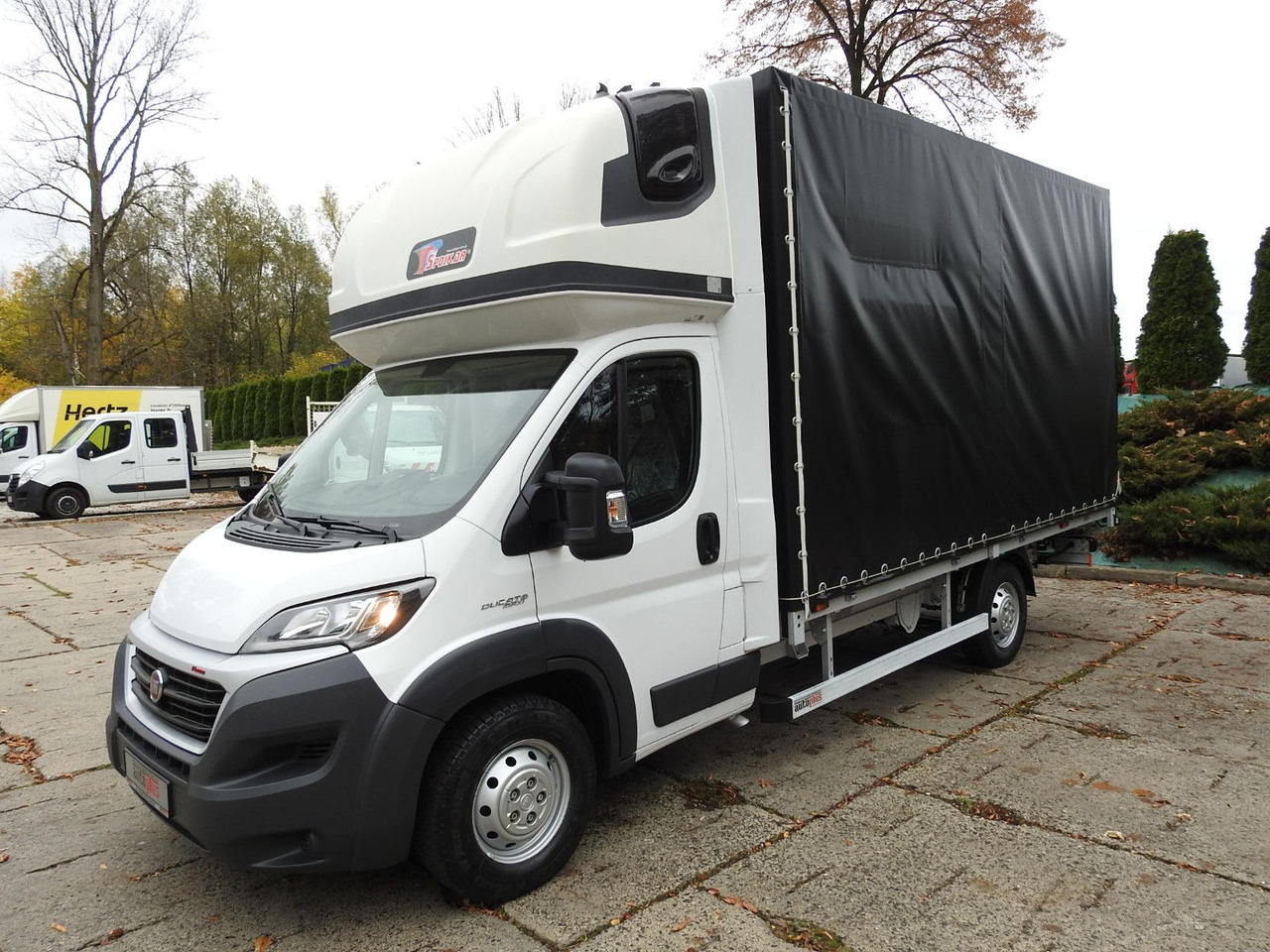 Dostavno vozilo sa ceradom Fiat DUCATO PRITSCHE PLANE AUFZUG 8 PALETTEN  WEBASTO: slika 6