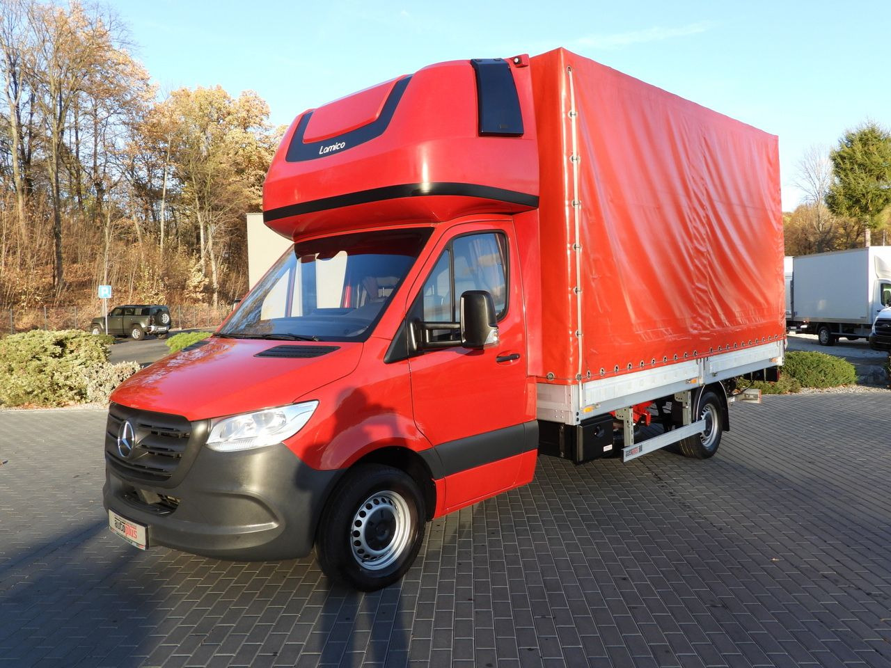 Dostavno vozilo sa ceradom MERCEDES SPRINTER 316 TARPAULIN LIFT 8 PALLETS WEBASTO CRUISE CONTROL AIR CONDITIONING  160HP: slika 22