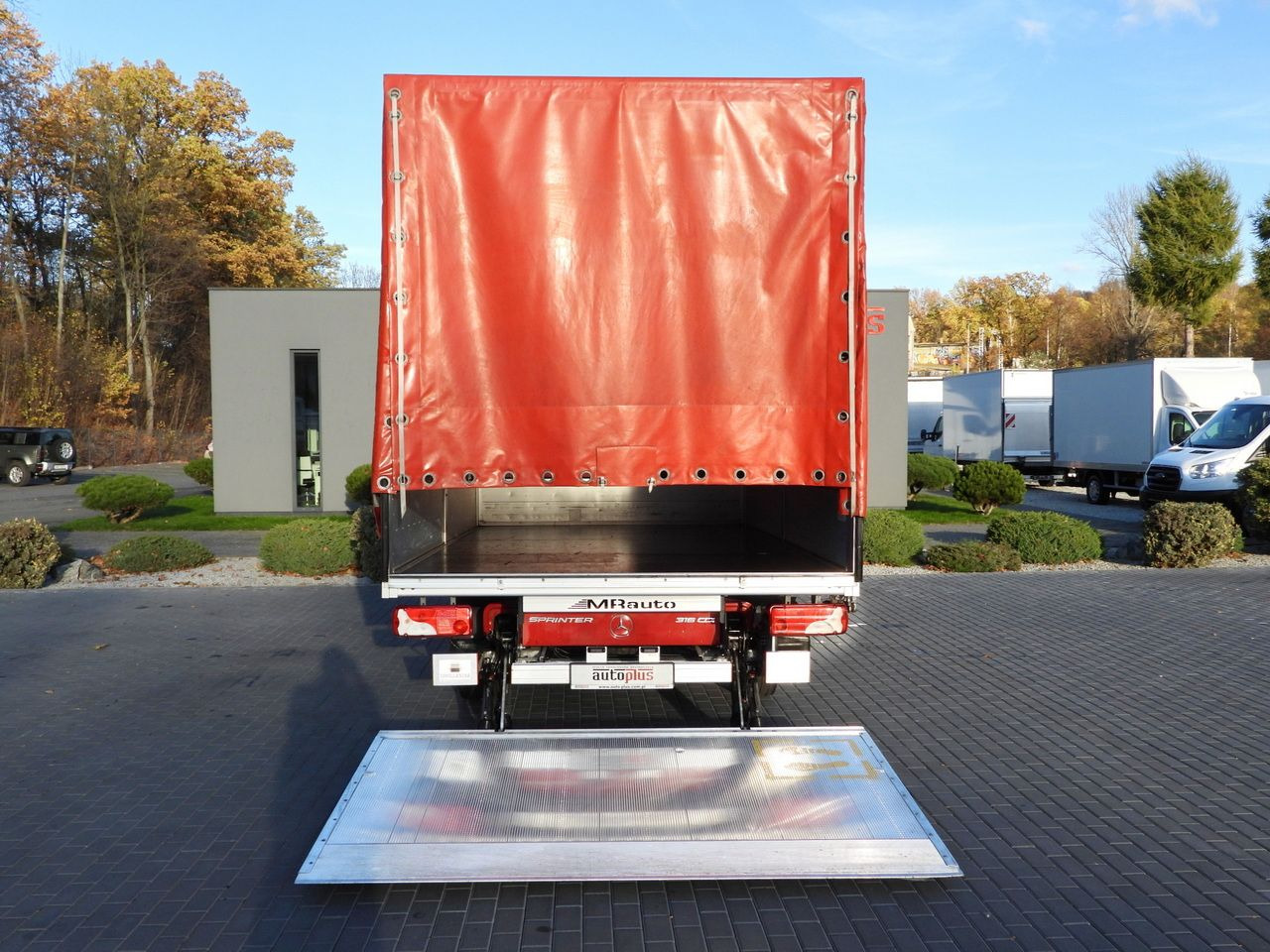 Dostavno vozilo sa ceradom MERCEDES SPRINTER 316 TARPAULIN LIFT 8 PALLETS WEBASTO CRUISE CONTROL AIR CONDITIONING  160HP: slika 13