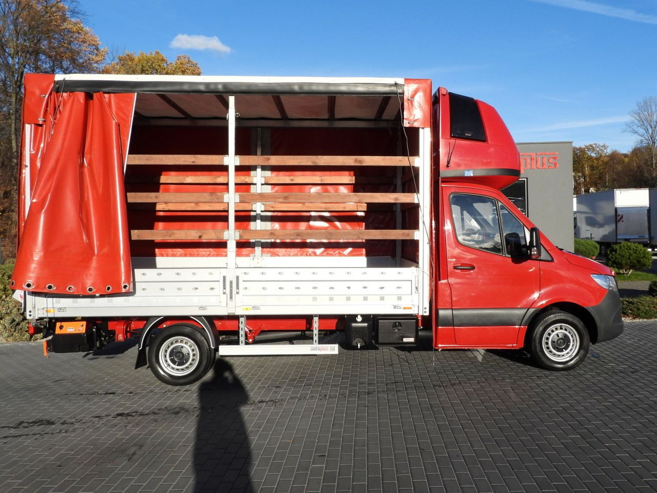 Dostavno vozilo sa ceradom MERCEDES SPRINTER 316 TARPAULIN LIFT 8 PALLETS WEBASTO CRUISE CONTROL AIR CONDITIONING  160HP: slika 8