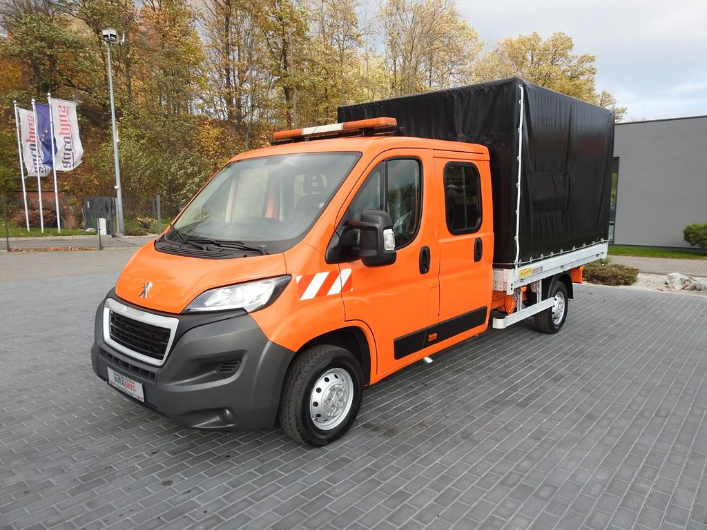 Dostavno vozilo sa ceradom, Dostavno vozilo sa duplom kabinom Peugeot BOXER PRITSCHE PLANE DOPPELKABINE DOKA 7 SITZE: slika 6
