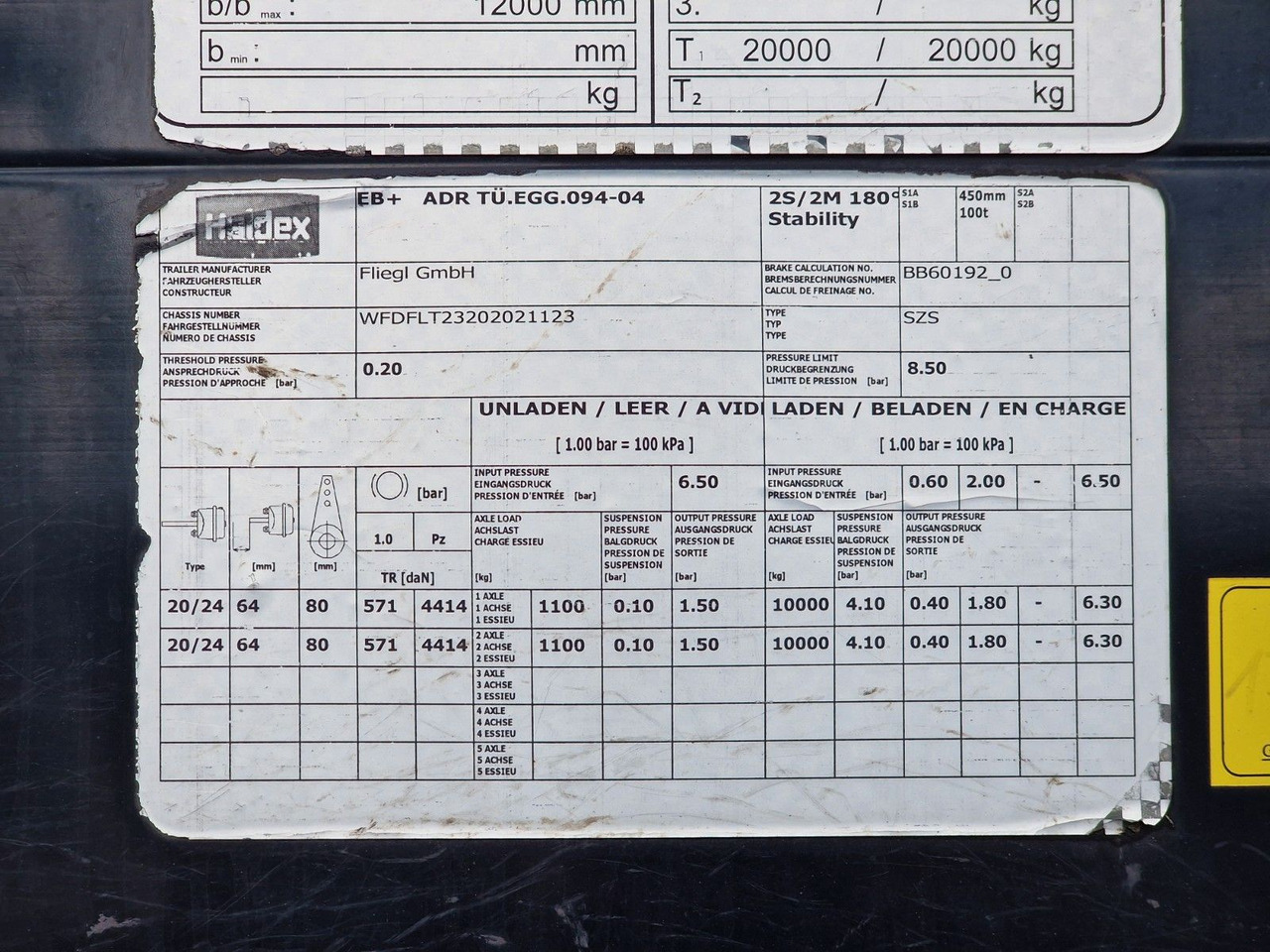 Poluprikolica sa ceradom Fliegl SZS320 / Hubdach / EDSCHA / Mega: slika 45