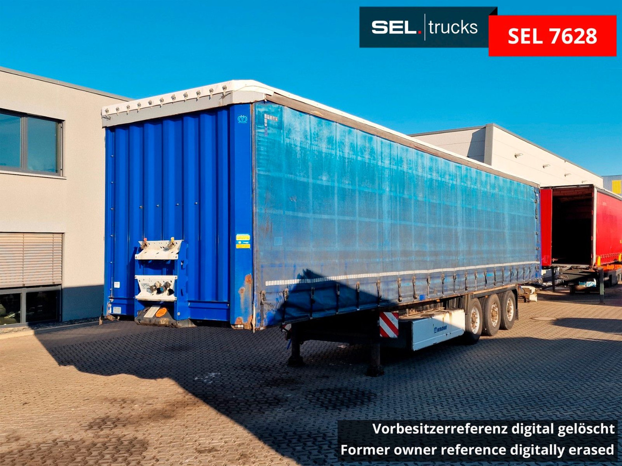 Krone SD / Hubdach / EDSCHA / Coil / verbreiterbar - Poluprikolica sa ceradom: slika 2 Krone SD / Hubdach / EDSCHA / Coil / verbreiterbar - Poluprikolica sa ceradom: slika 2