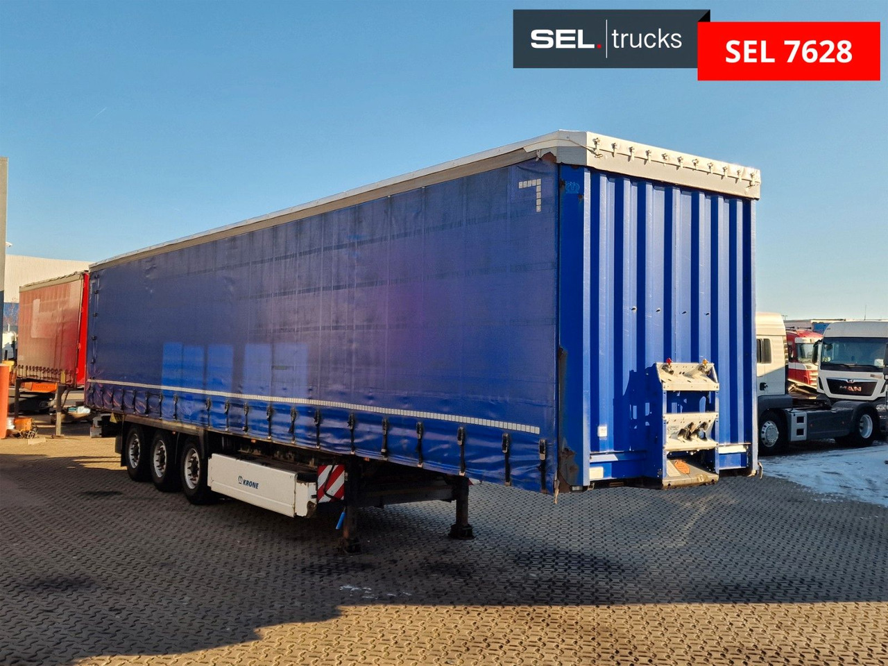 Krone SD / Hubdach / EDSCHA / Coil / verbreiterbar - Poluprikolica sa ceradom: slika 4 Krone SD / Hubdach / EDSCHA / Coil / verbreiterbar - Poluprikolica sa ceradom: slika 4