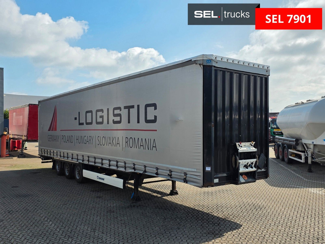 Krone SD / Hubdach / EDSCHA / Mega / Liftachse - Poluprikolica sa ceradom: slika 3 Krone SD / Hubdach / EDSCHA / Mega / Liftachse - Poluprikolica sa ceradom: slika 3