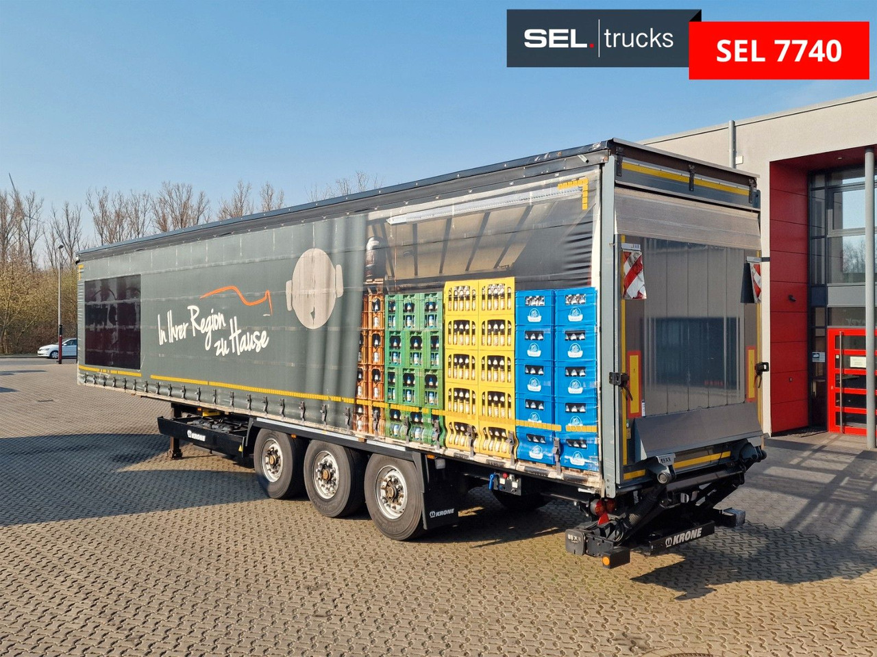 Krone SD / Ladebordwand / Lenkachse / Liftachse - Poluprikolica sa ceradom: slika 1 Krone SD / Ladebordwand / Lenkachse / Liftachse - Poluprikolica sa ceradom: slika 1