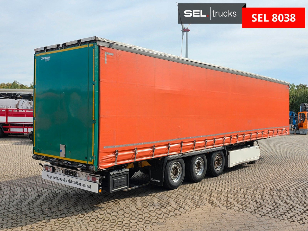 Krone SD / Palettenkasten / Liftachse - Poluprikolica sa ceradom: slika 5 Krone SD / Palettenkasten / Liftachse - Poluprikolica sa ceradom: slika 5