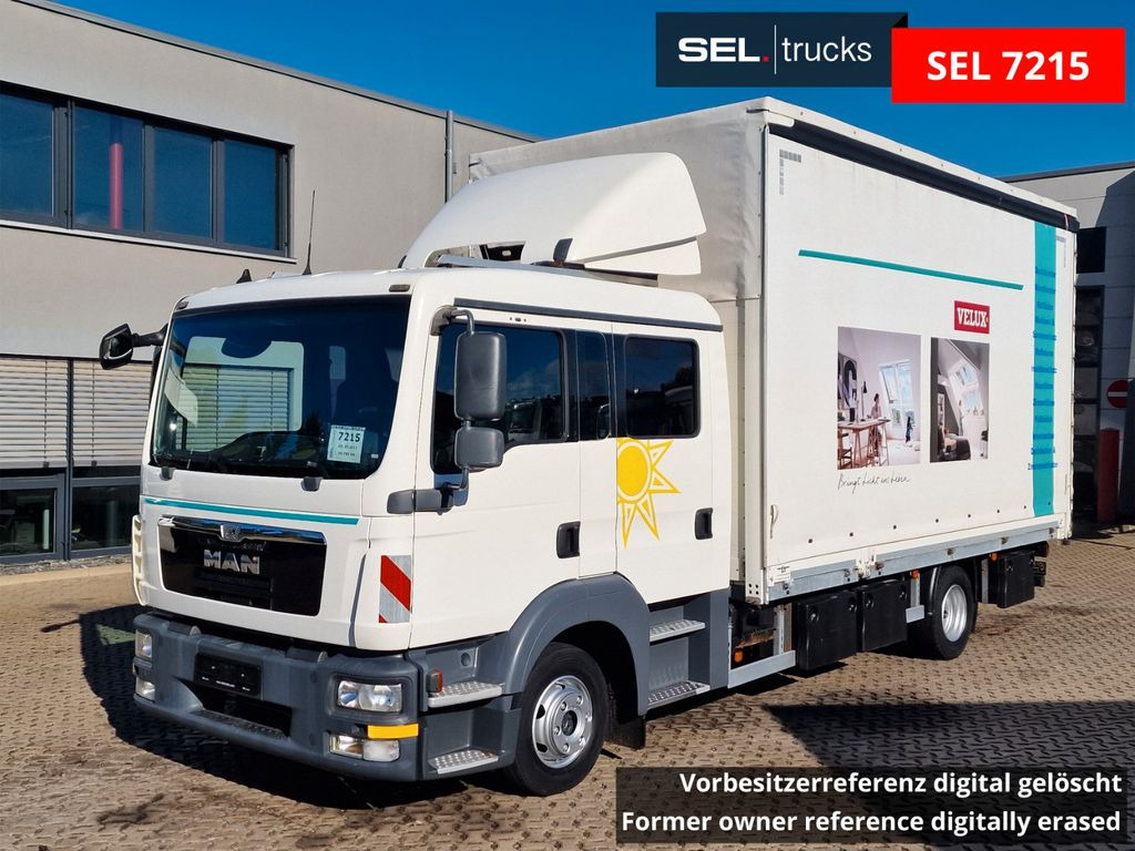 MAN TGL 8.250 4X2 BL/Doppelkabine/6 Sitze/ DOKA - Kamion sa ceradom: slika 1 MAN TGL 8.250 4X2 BL/Doppelkabine/6 Sitze/ DOKA - Kamion sa ceradom: slika 1