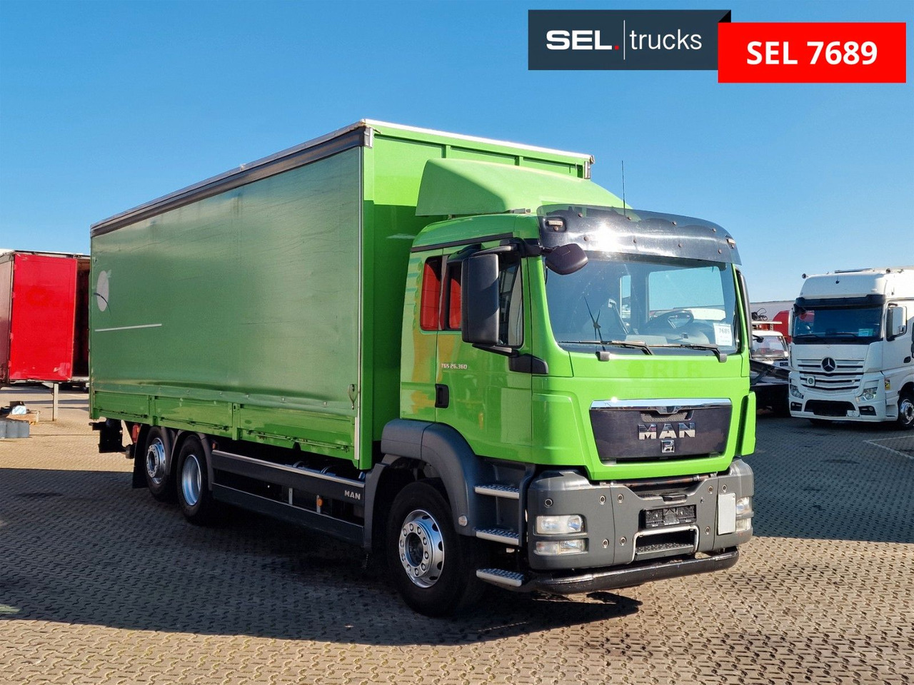 MAN TGS 26.360 6X2-2 BL / Ladebordwand / Aluklappen - Kamion sa ceradom: slika 3 MAN TGS 26.360 6X2-2 BL / Ladebordwand / Aluklappen - Kamion sa ceradom: slika 3